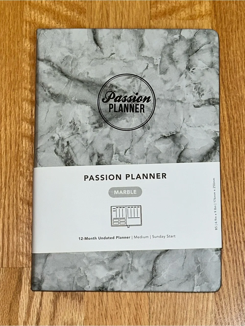 Passion Planner M Sunday start
